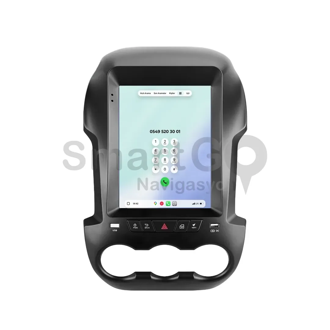 Ford Ranger Android Tesla Multimedya Sistemi (2012-2015) - 9.7 İnç