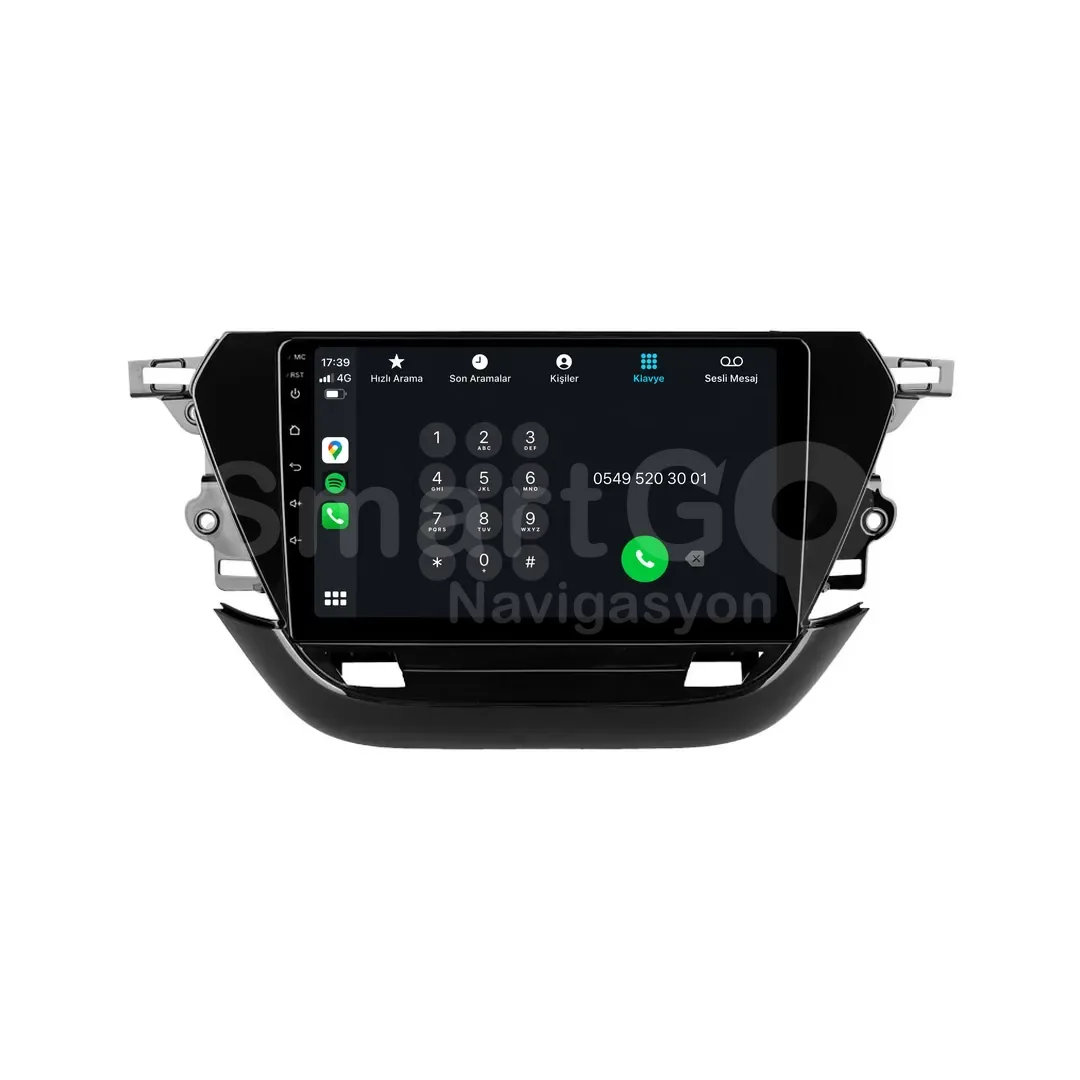 Opel Corsa Android Multimedya Sistemi (2020-2024) - 9 İnç