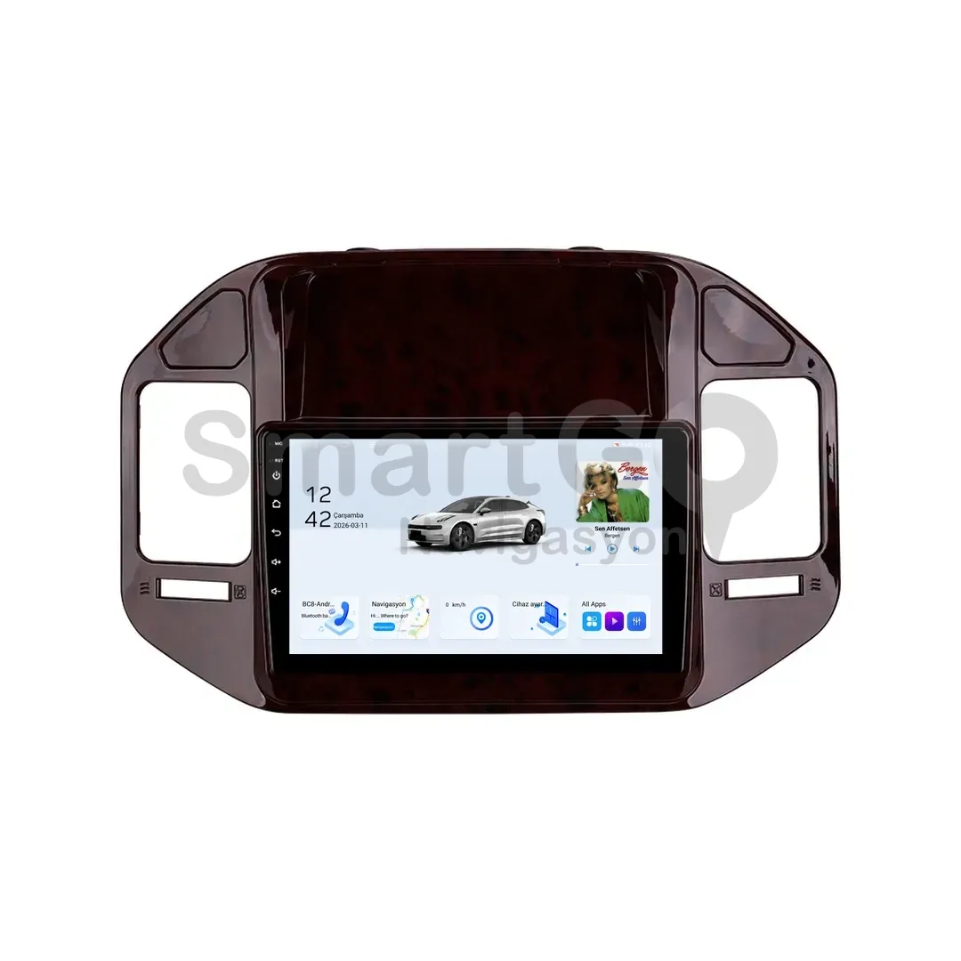 Mitsubishi Pajero Android Multimedya Sistemi (2004-2007) - 9 İnç