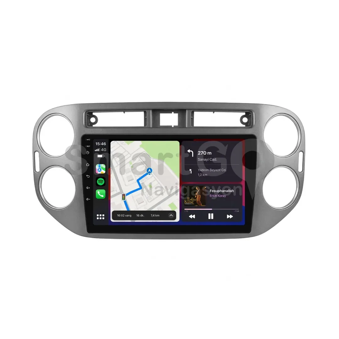 Volkswagen Tiguan Android Multimedya Sistemi (2008-2015) - 9 İnç