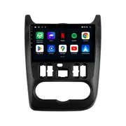 Dacia Sandero Android Siyah Multimedya Sistemi (2009-2012) - Duster 9 İnç