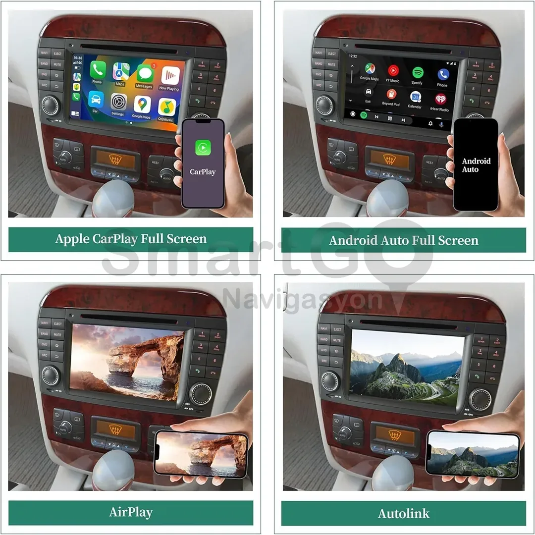 Mercedes Benz S-Class OEM 7.0 İnç Android Multimedya 4+64 GB
