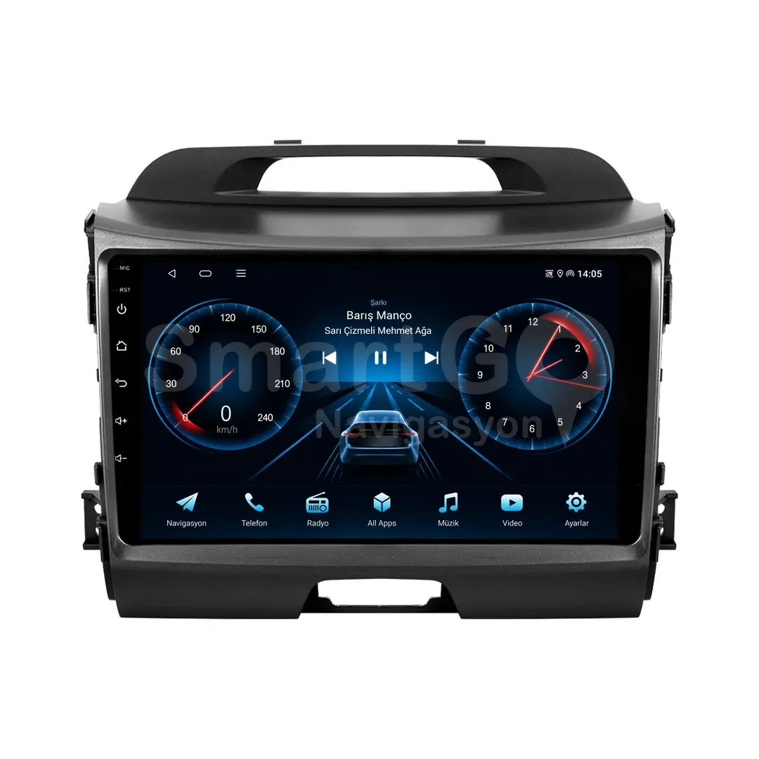 Kia Sportage Android Multimedya Sistemi (2011-2015) - 9 İnç