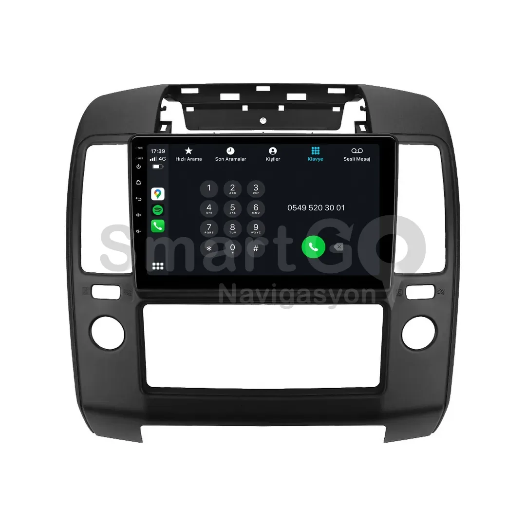 Nissan Navara Android Multimedya Sistemi (2006-2010) - 9 İnç