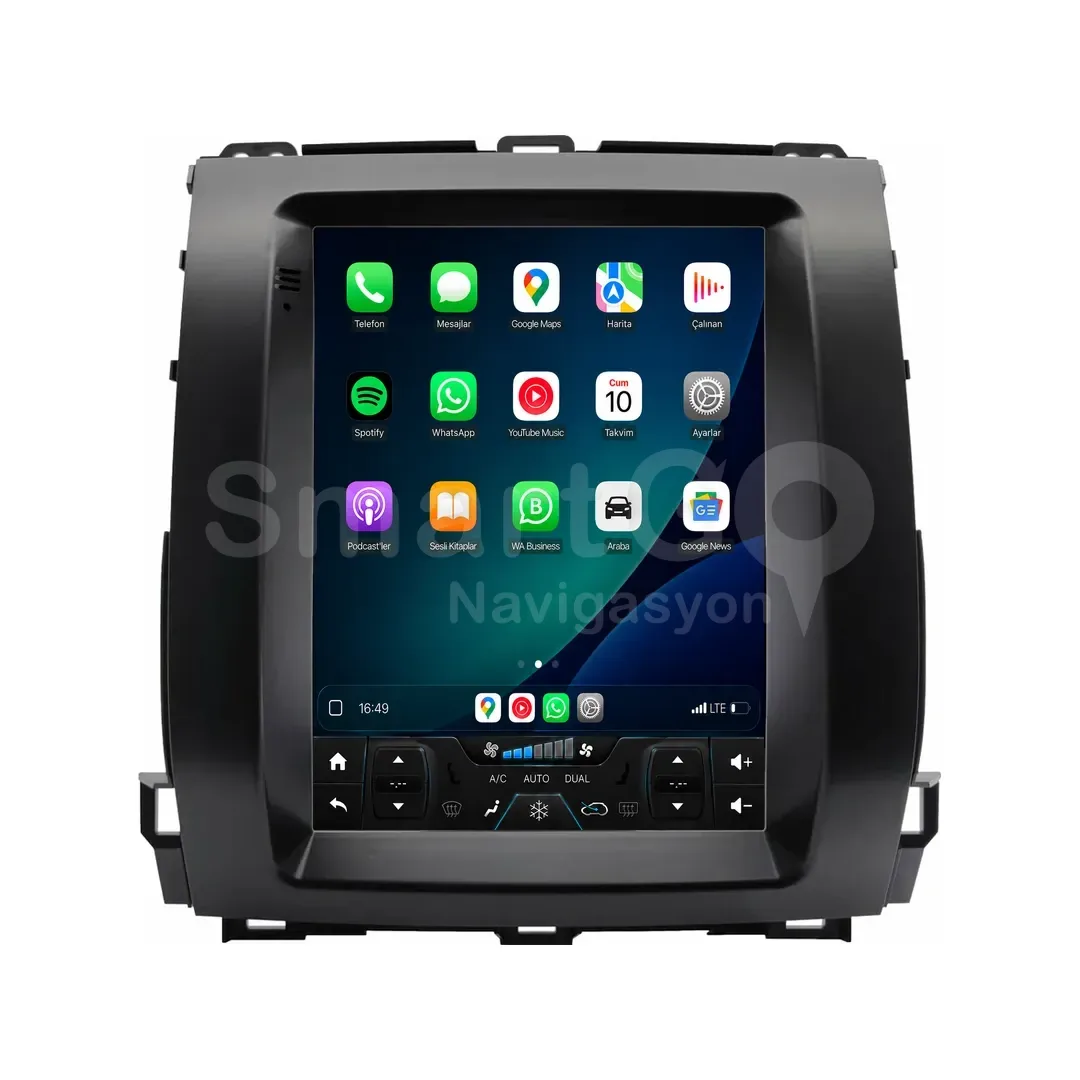 Toyota Land Cruiser Prado Android Tesla Multimedya Sistemi (2003-2009) - 9.7 İnç