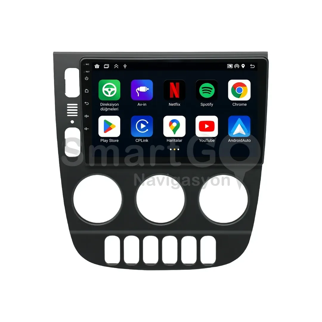 Mercedes ML Android Siyah Multimedya Sistemi (1998-2005) - 9 İnç