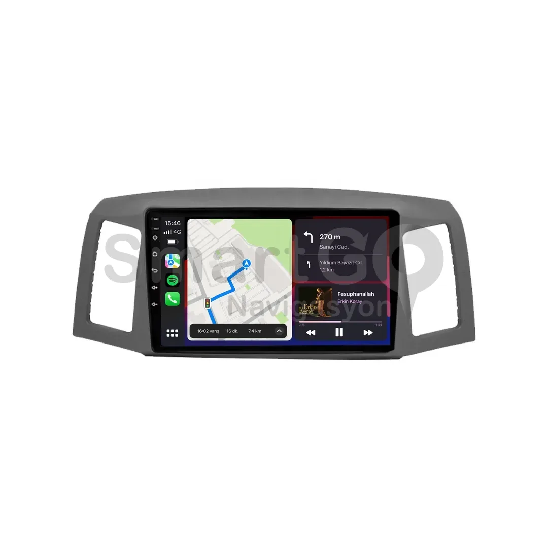 Jeep Grand Cherokee Android Multimedya Sistemi (2006-2007) - 10 İnç