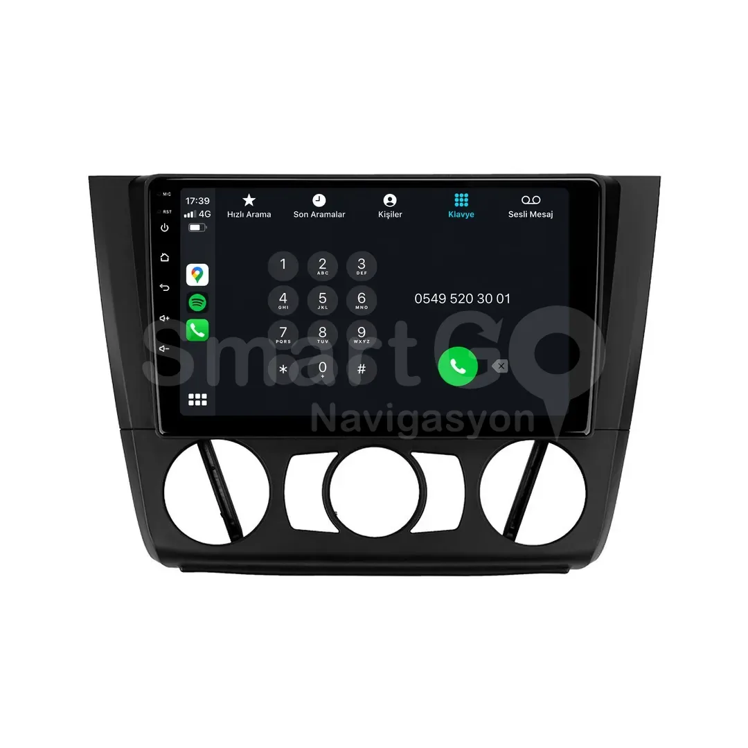 BMW 1 Series Android Multimedya Sistemi (2004-2011) - Manuel 9 İnç