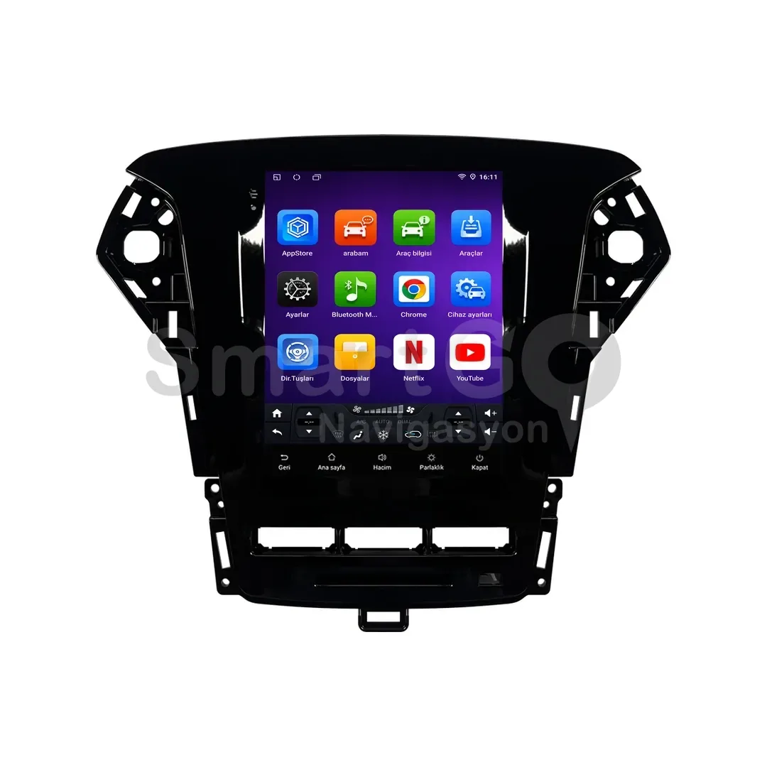 Ford Mondeo Android Tesla Multimedya Sistemi (2011-2014) - 9.7 İnç