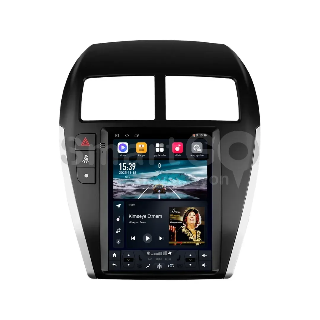 Mitsubishi ASX Android Tesla Multimedya Sistemi (2010-2019) - 9.7 İnç