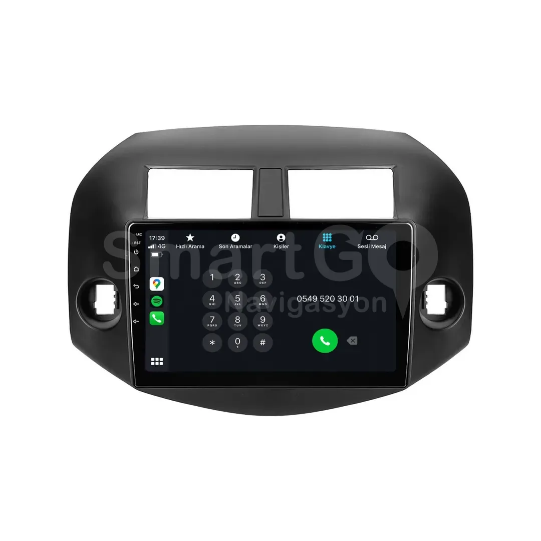 Toyota RAV4 Android Multimedya Sistemi (2006-2012) - 10 İnç