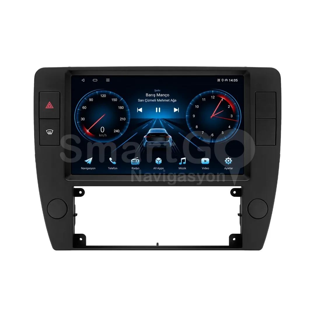Volkswagen Passat Android Multimedya Sistemi (1997-2005) - 9 İnç