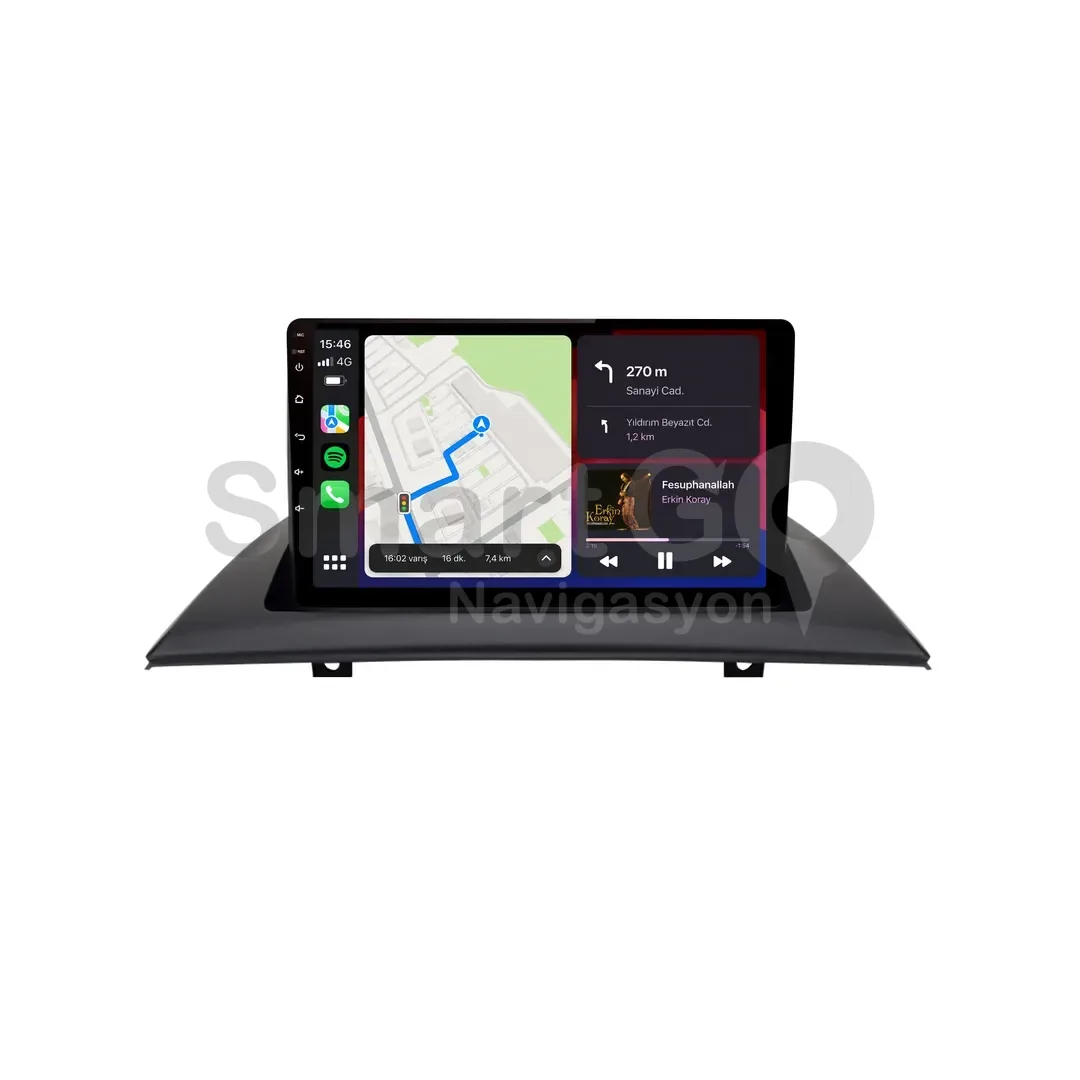 BMW X3 Android Multimedya Sistemi (2004-2010) - 9 İnç