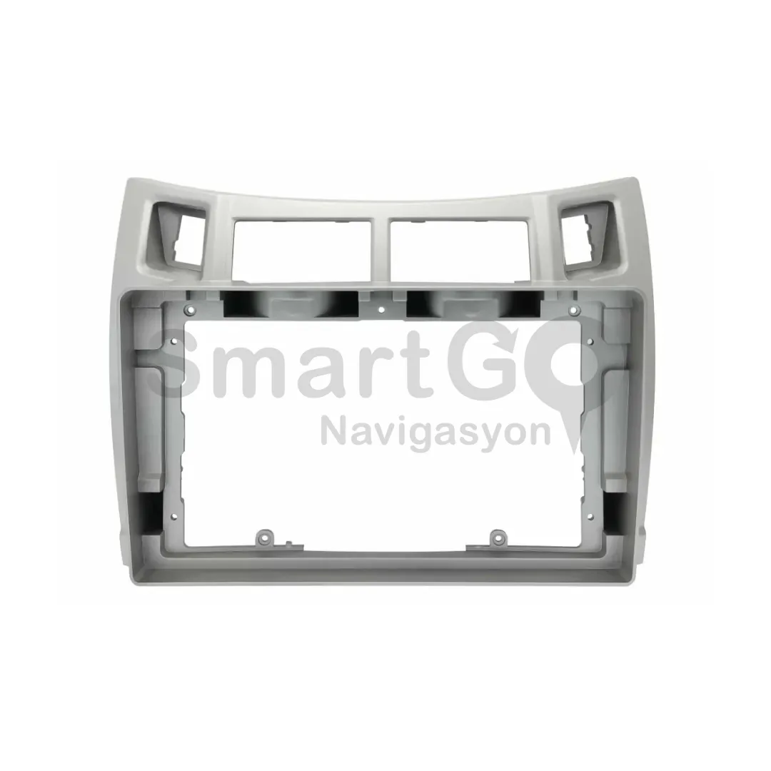 Toyota Yaris 9 İnç 2007-2011 Gri Multimedya Çerçevesi