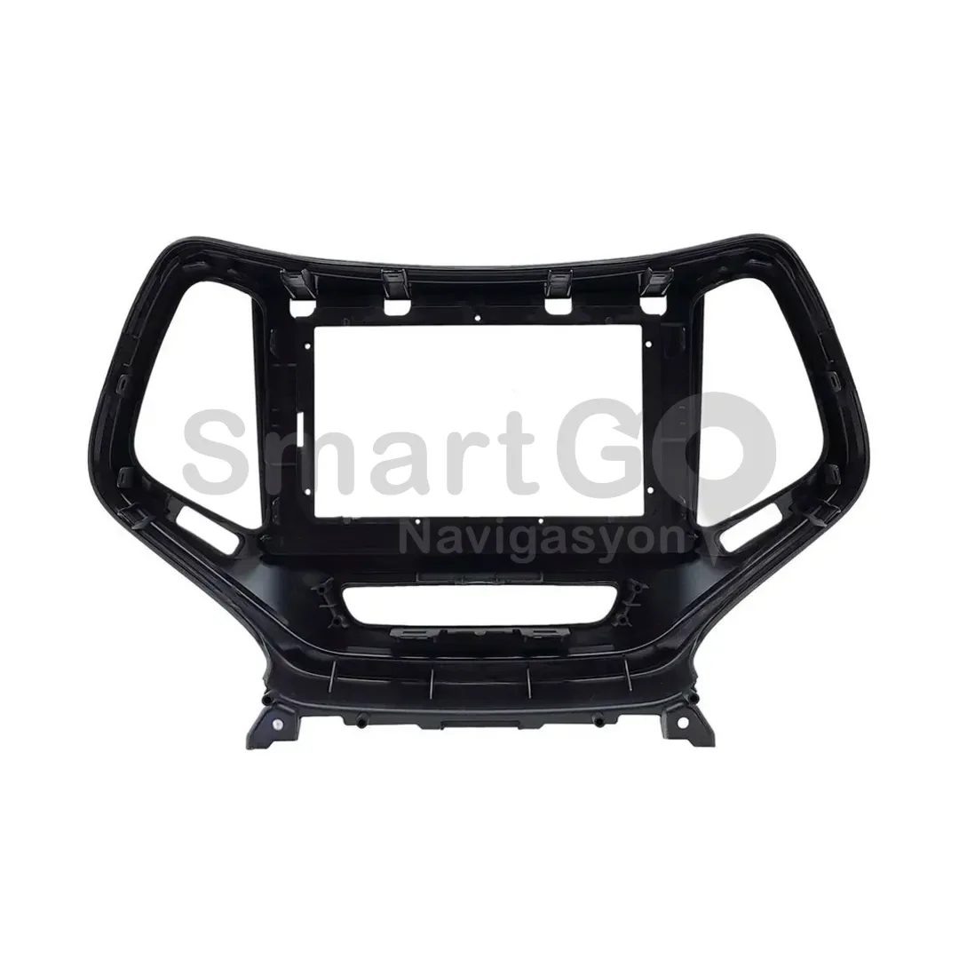 Jeep Cherokee 10 İnç 2014-2015 Gri Multimedya Çerçevesi
