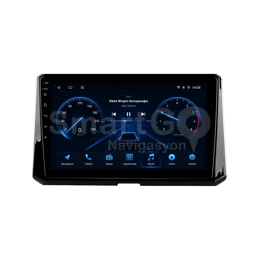 Toyota Corolla Cross Android Multimedya Sistemi (2022-2025) - 10 İnç