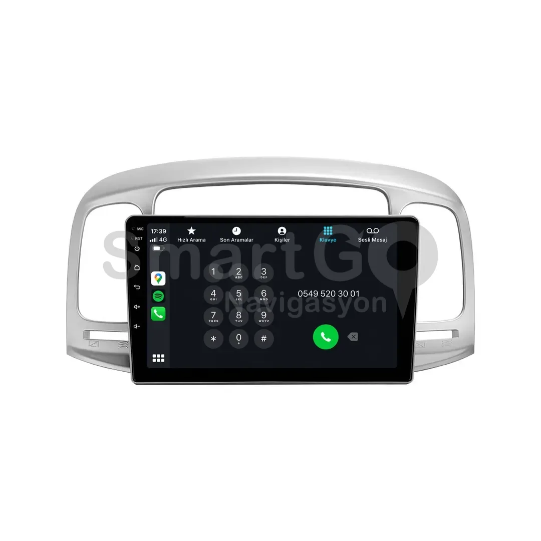 Hyundai Accent Era Android Multimedya Sistemi (2006-2012) - 9 İnç