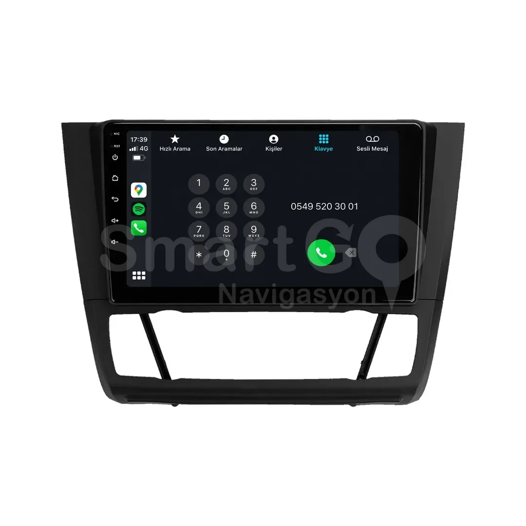 BMW 1 Series Android Multimedya Sistemi (2004-2011) - Dijital 9 İnç