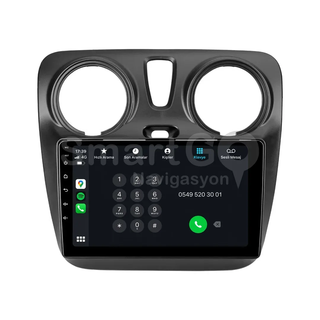 Dacia Lodgy Android Multimedya Sistemi (2012-2022) - Dokker 9 İnç
