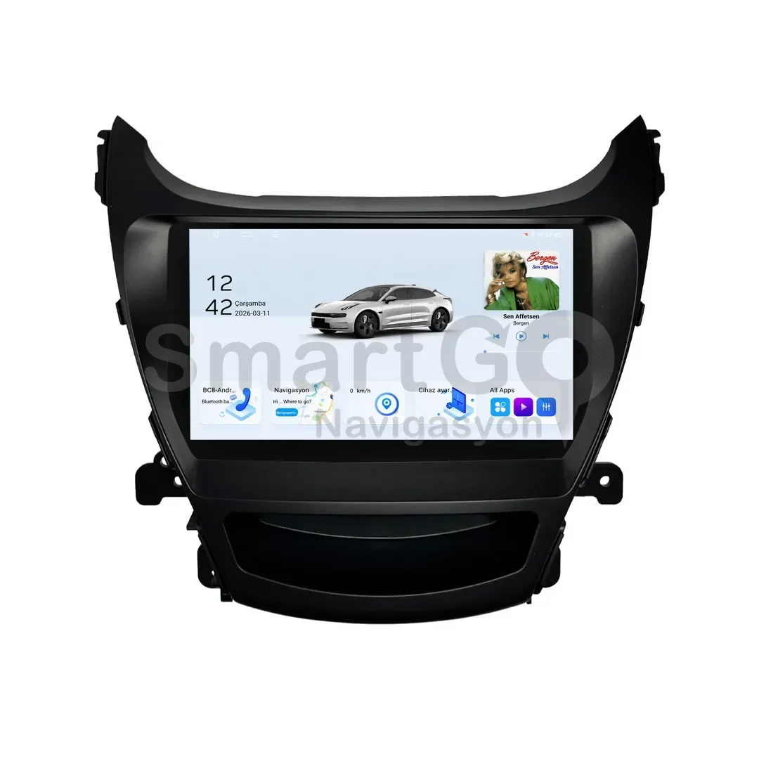 Hyundai Elantra Android Multimedya Sistemi (2014-2015) - 9 İnç