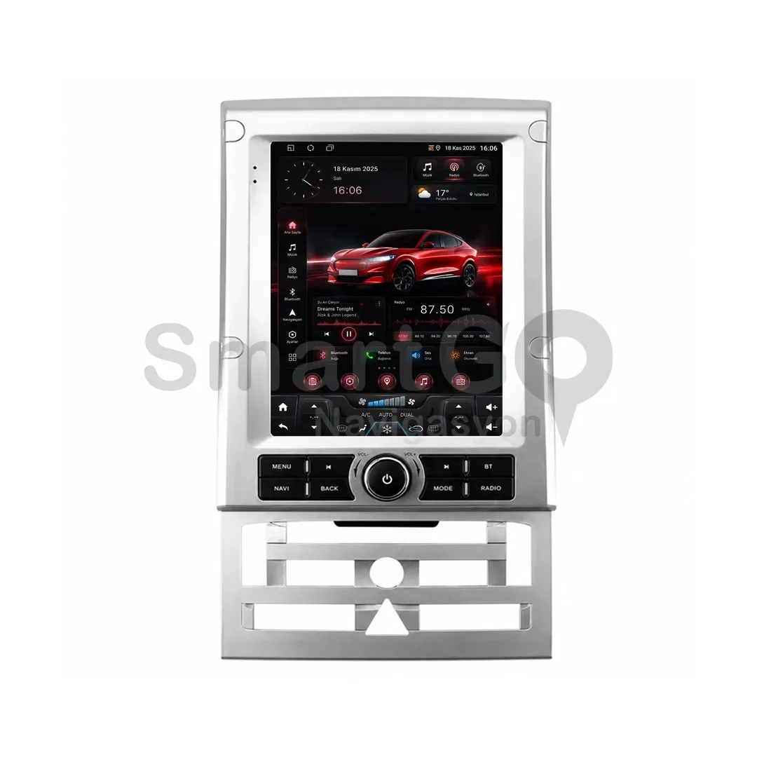 Peugeot 407 Android Tesla Multimedya Sistemi (2004-2011) - 9.7 İnç