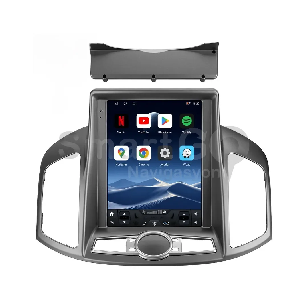 Chevrolet Captiva Android Tesla Multimedya Sistemi (2012-2013) - 9.7 İnç