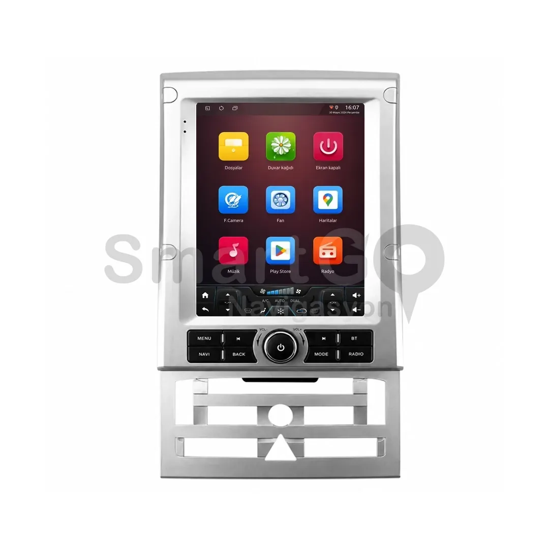 Peugeot 407 Android Tesla Multimedya Sistemi (2004-2011) - 9.7 İnç