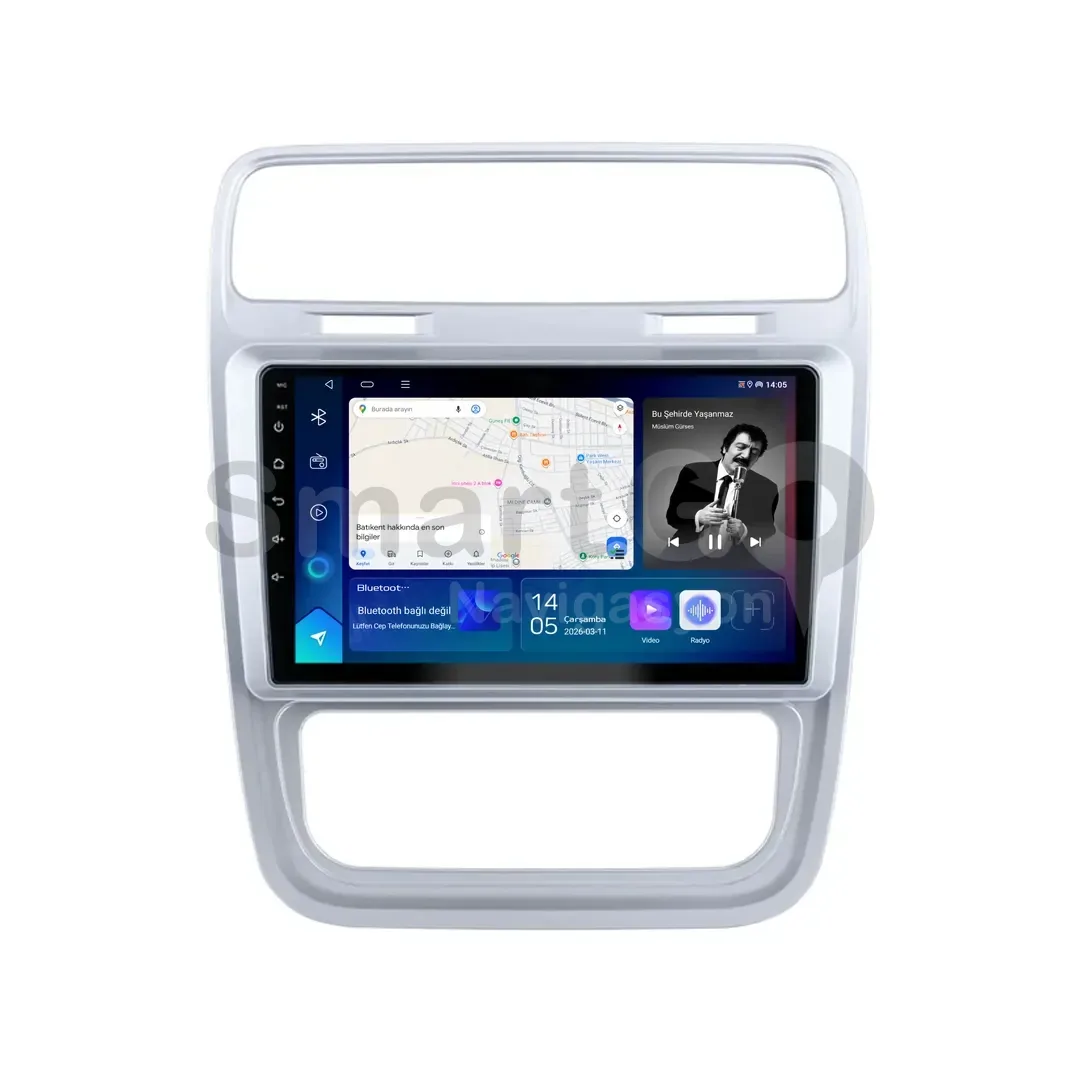 Volkswagen Scirocco Android Multimedya Sistemi (2014-2017) - Dijital 9 İnç