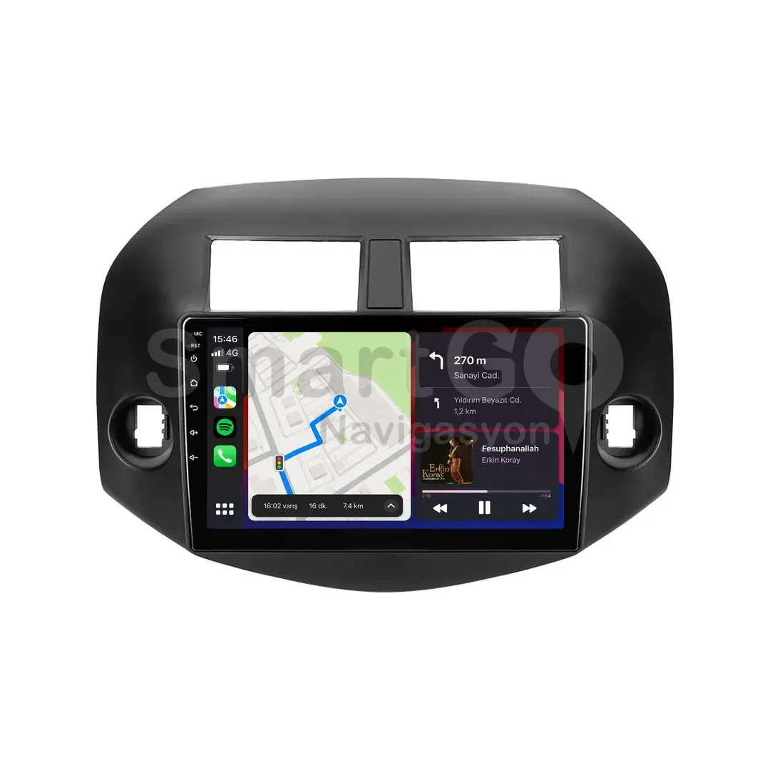 Toyota RAV4 Android Multimedya Sistemi (2006-2012) - 10 İnç