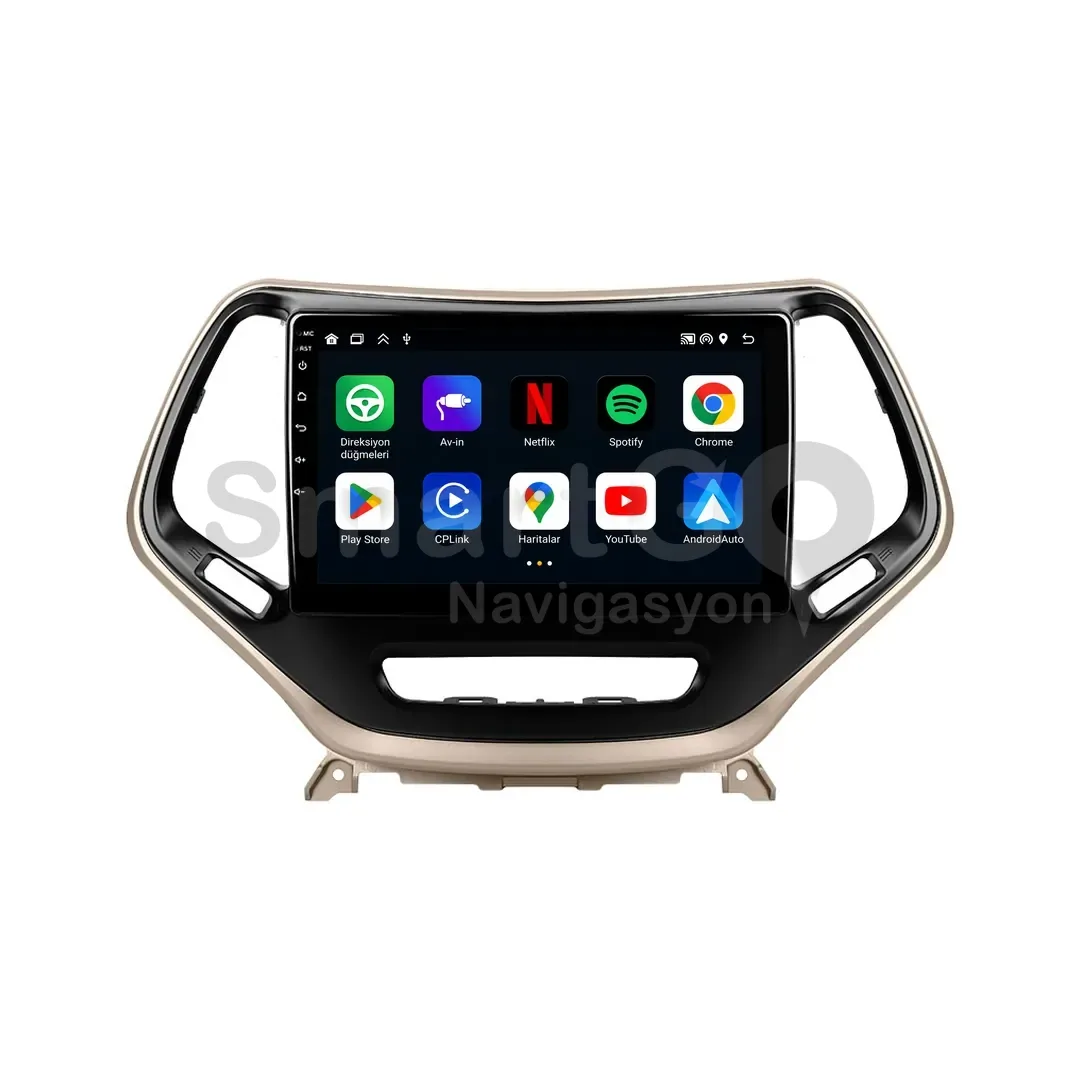 Jeep Cherokee Android Multimedya Sistemi (2014-2015) - 10 İnç Bej