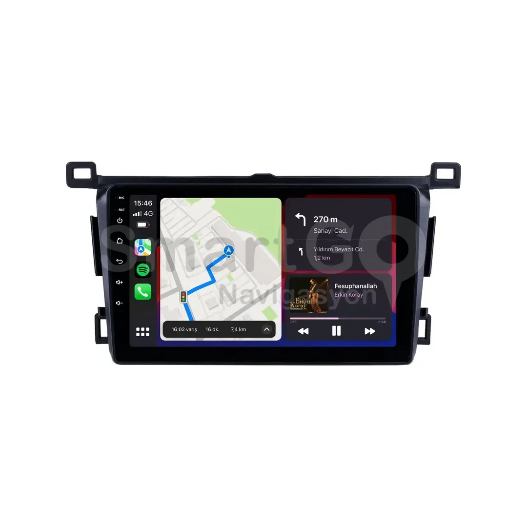 Toyota RAV4 Android Multimedya Sistemi (2013-2018) - 9 İnç