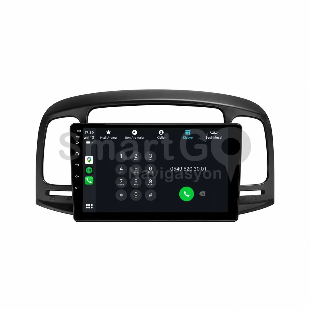 Hyundai Accent Era Android Siyah Multimedya Sistemi (2006-2012) - 9 İnç