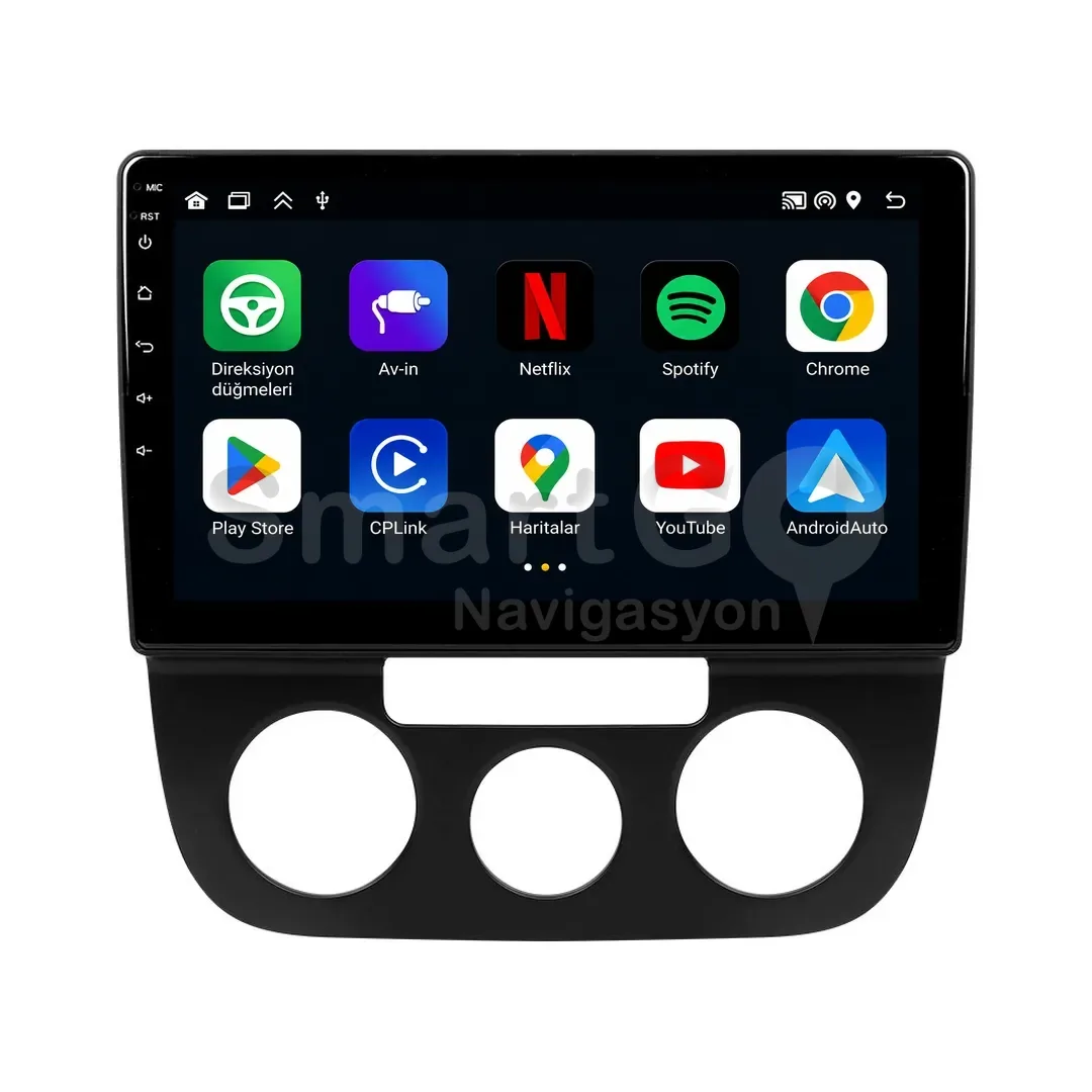 Volkswagen Jetta Android Multimedya Sistemi (2006-2009) - 10 İnç