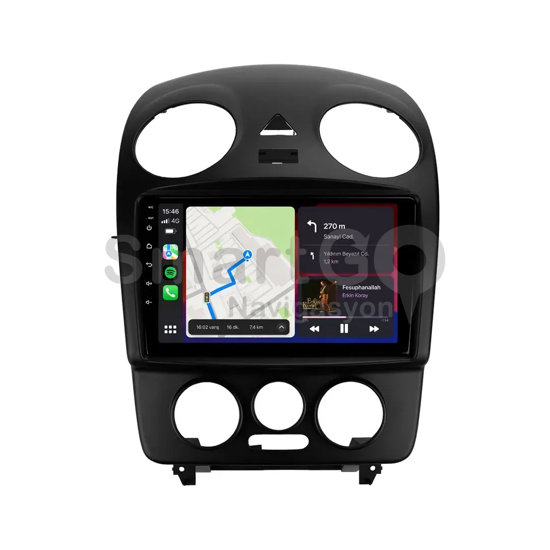 Volkswagen Beetle Android Multimedya Sistemi (2003-2010) - 9 İnç