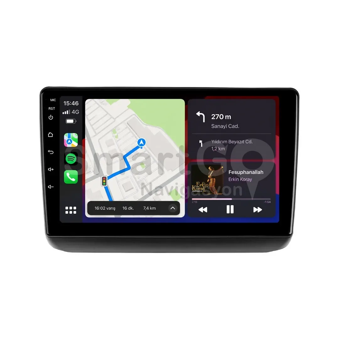 Jeep Grand Cherokee Android Multimedya Sistemi (2013-2018) - 9 İnç