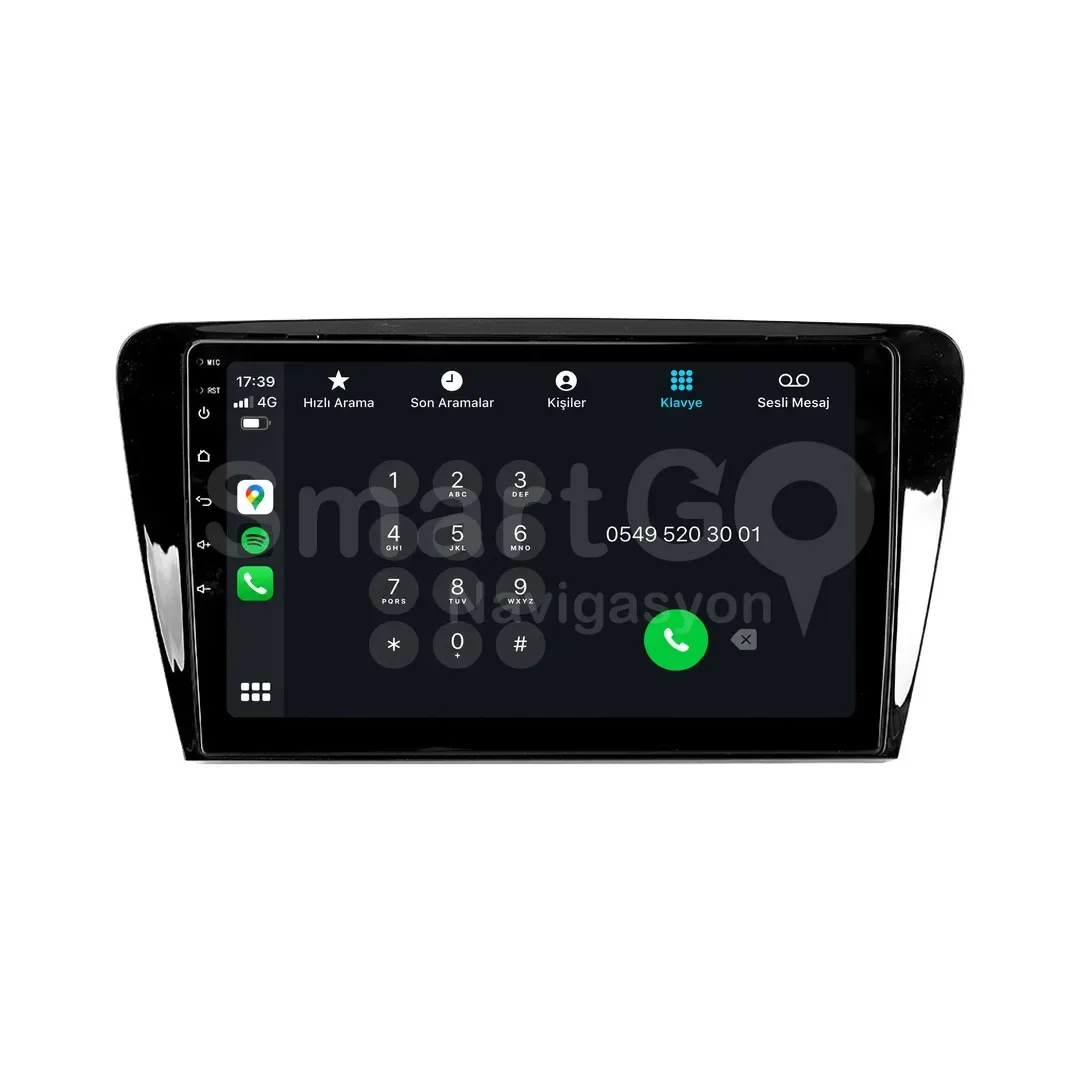Skoda Octavia Android Multimedya Sistemi (2013-2019) - 10 İnç