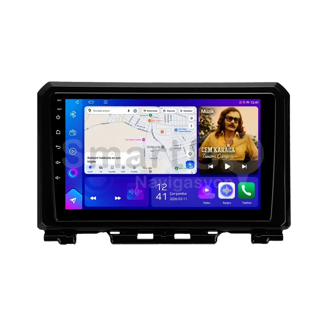 Suzuki Jimny Android Multimedya Sistemi (2018-2022) - 9 İnç