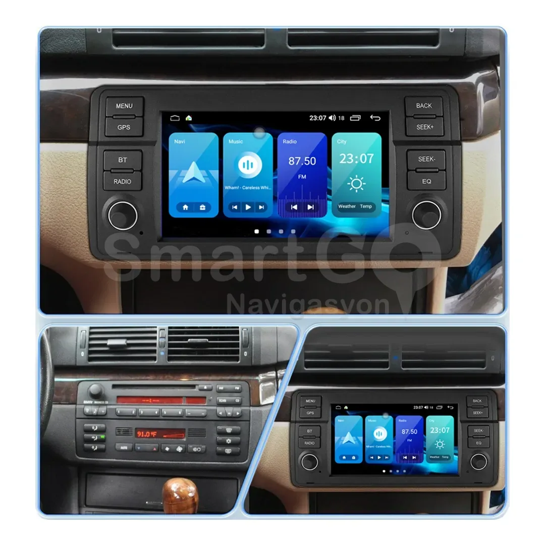 BMW E46 3 Serisi (1998-2005) 7.0 İnç OEM Android Multimedya 4+64 GB