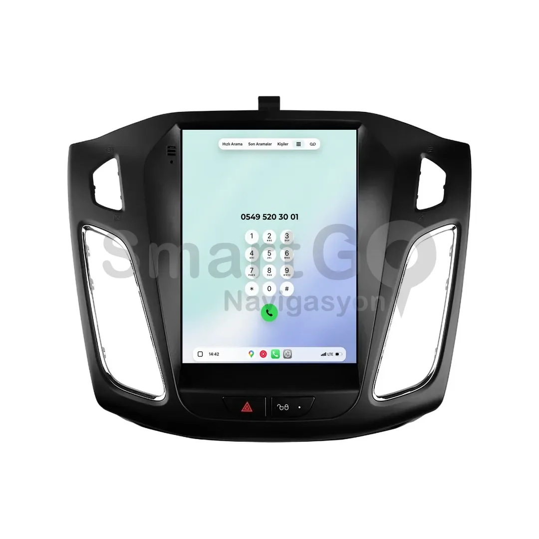 Ford Focus Android Tesla Multimedya Sistemi (2011-2018) - 9.7 İnç