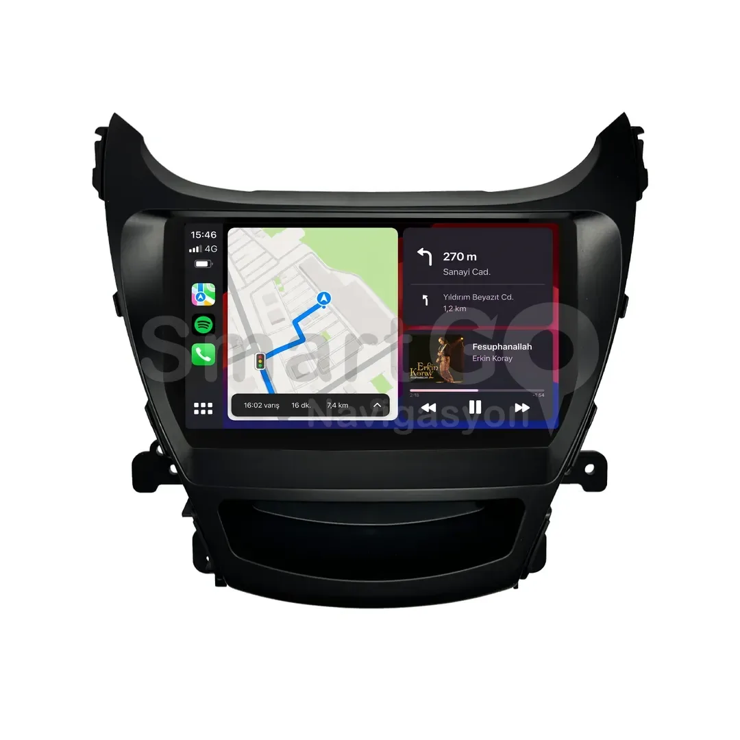 Hyundai Elantra Android Multimedya Sistemi (2014-2015) - 9 İnç