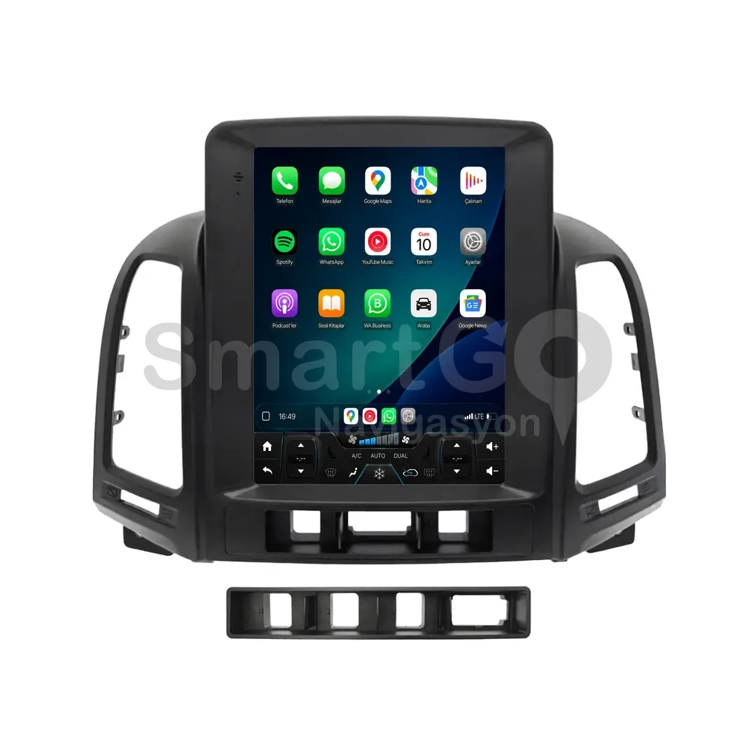 Hyundai Santa Fe Android Tesla Multimedya Sistemi (2006-2011) - 9.7 İnç
