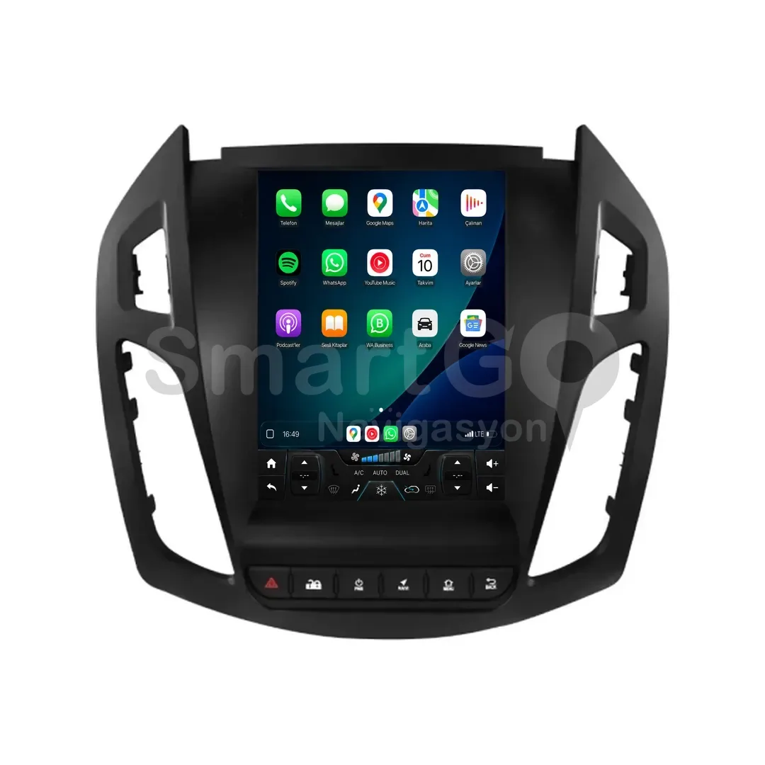 Ford Transit Connect Android Tesla Multimedya Sistemi (2014-2018) - Tourneo 9.7 İnç