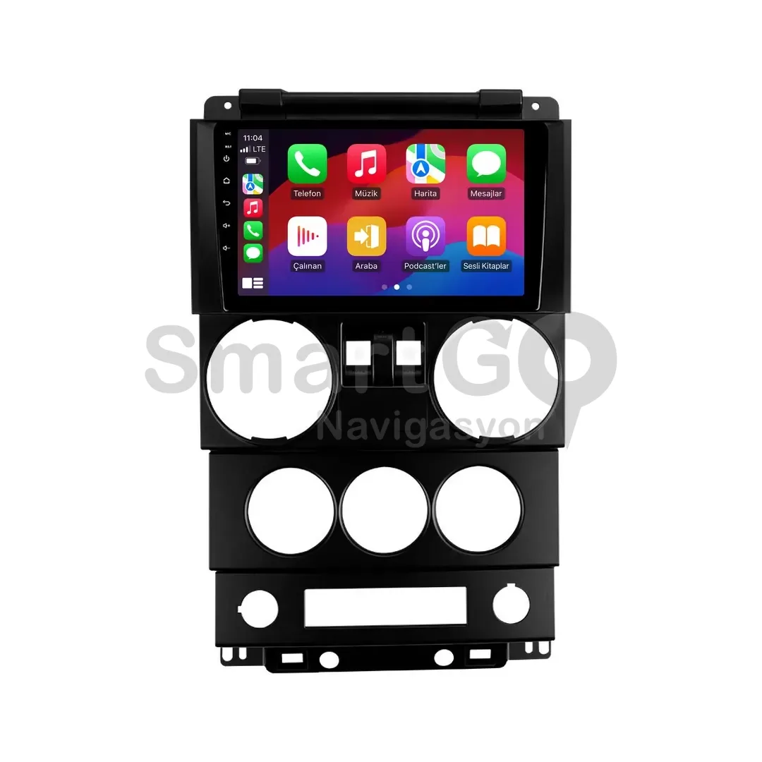 Jeep Wrangler Android Multimedya Sistemi (2007-2010) - Rubicon 9 İnç