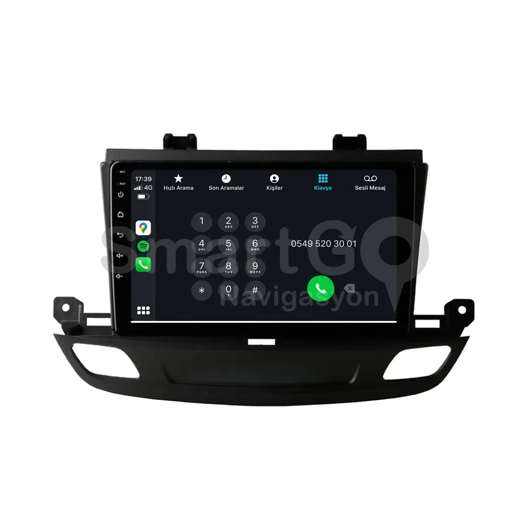 Opel Insignia Android Multimedya Sistemi (2017-2022) - 9 İnç