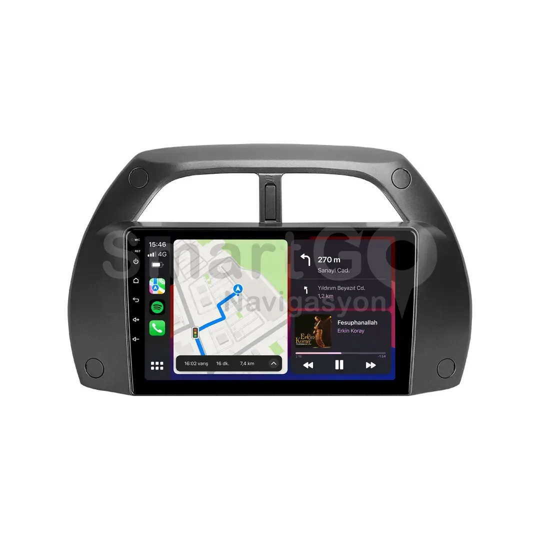 Toyota RAV4 Android Multimedya Sistemi (2001-2003) - 9 İnç