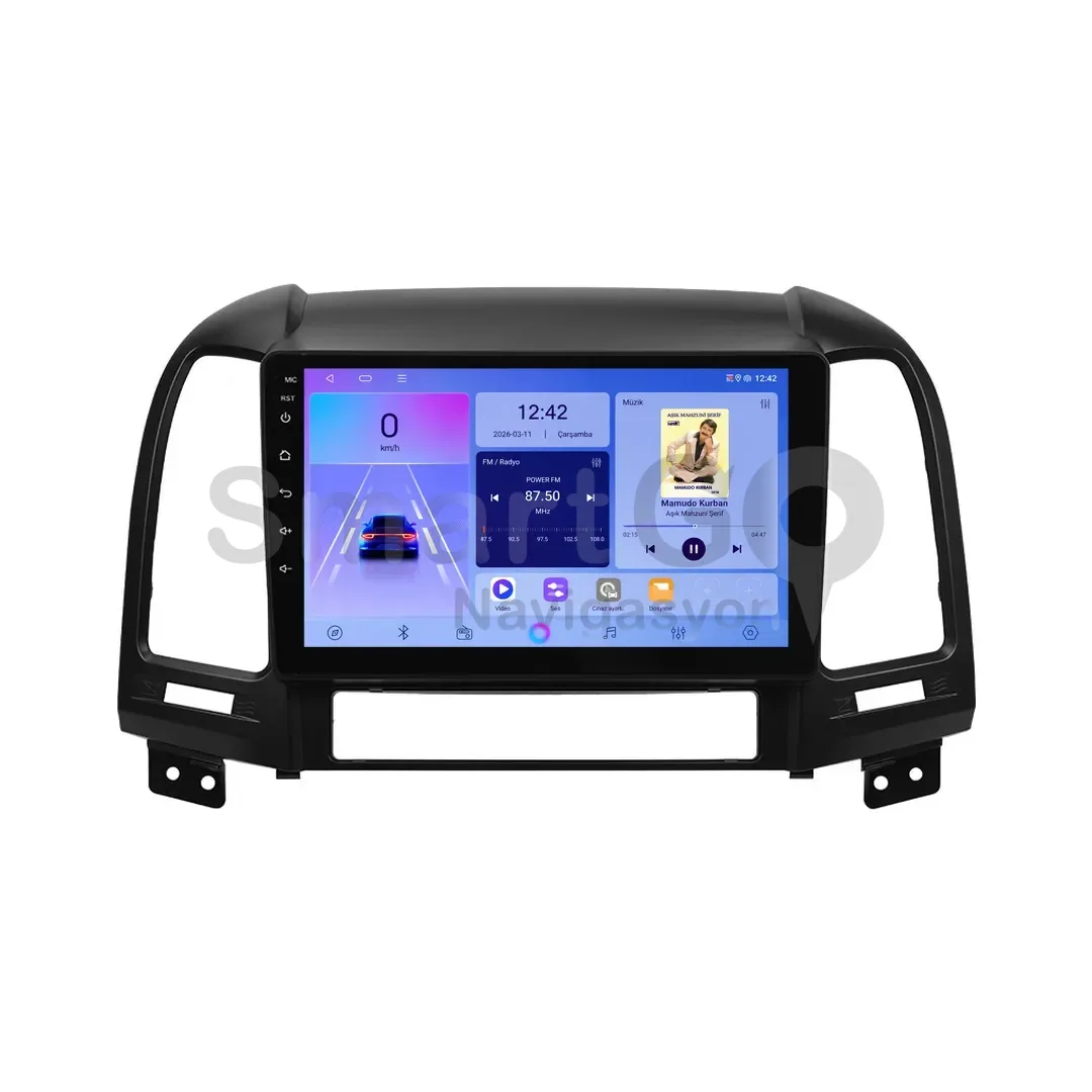Hyundai Santa Fe Android Multimedya Sistemi (2006-2011) - 9 İnç
