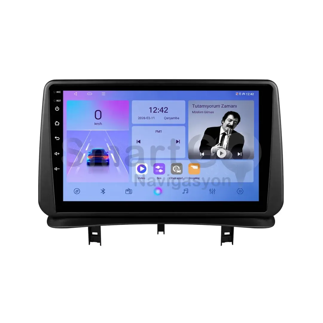 Renault Clio Android Multimedya Sistemi (2006-2012) - 9 İnç
