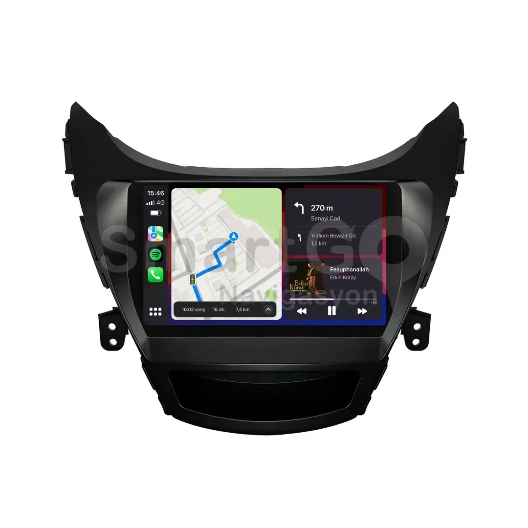 Hyundai Elantra Android Multimedya Sistemi (2011-2013) - 9 İnç