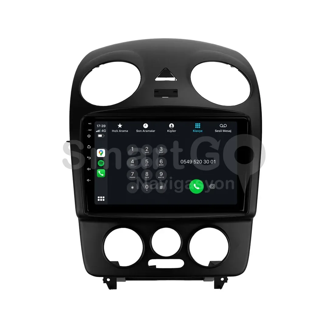 Volkswagen Beetle Android Multimedya Sistemi (2003-2010) - 9 İnç