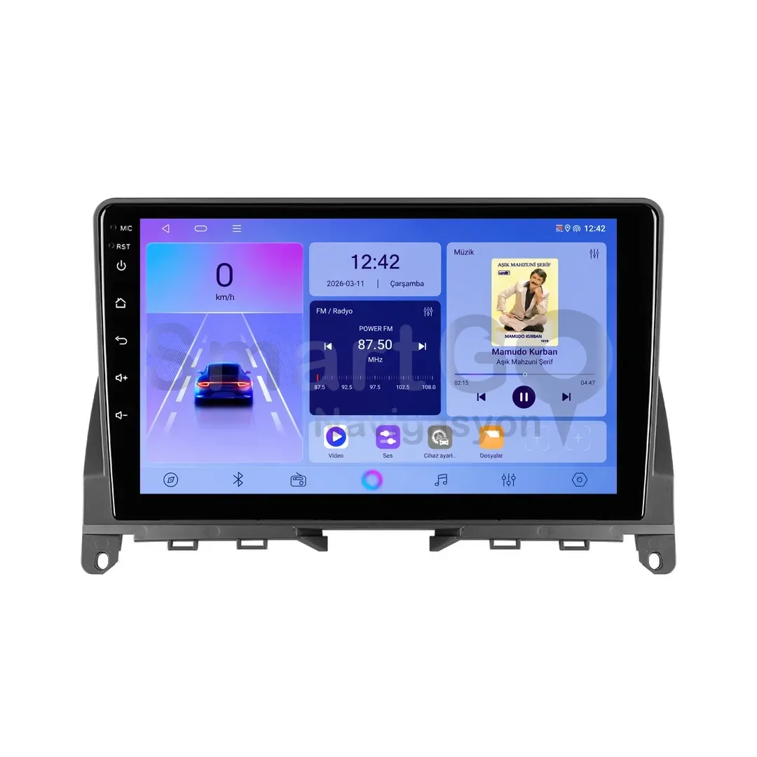 Mercedes C-Class Android Multimedya Sistemi (2007-2011) - 9 İnç